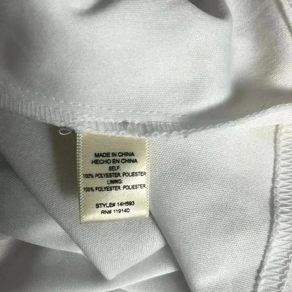 Navy Blue & White Striped V-Neck Day Dress Like New! - Picture 6 of 6